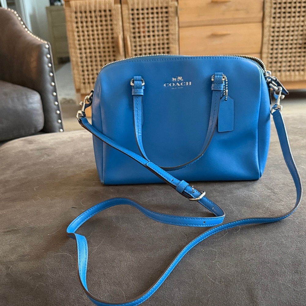 Coach Vibrant Blue Crossbody Bag
